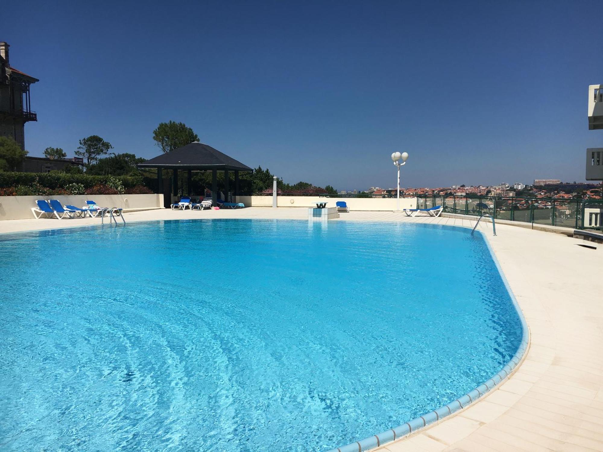 Appartement Piscine Terrasse 1 Min Plage Et Golf 비다르 외부 사진