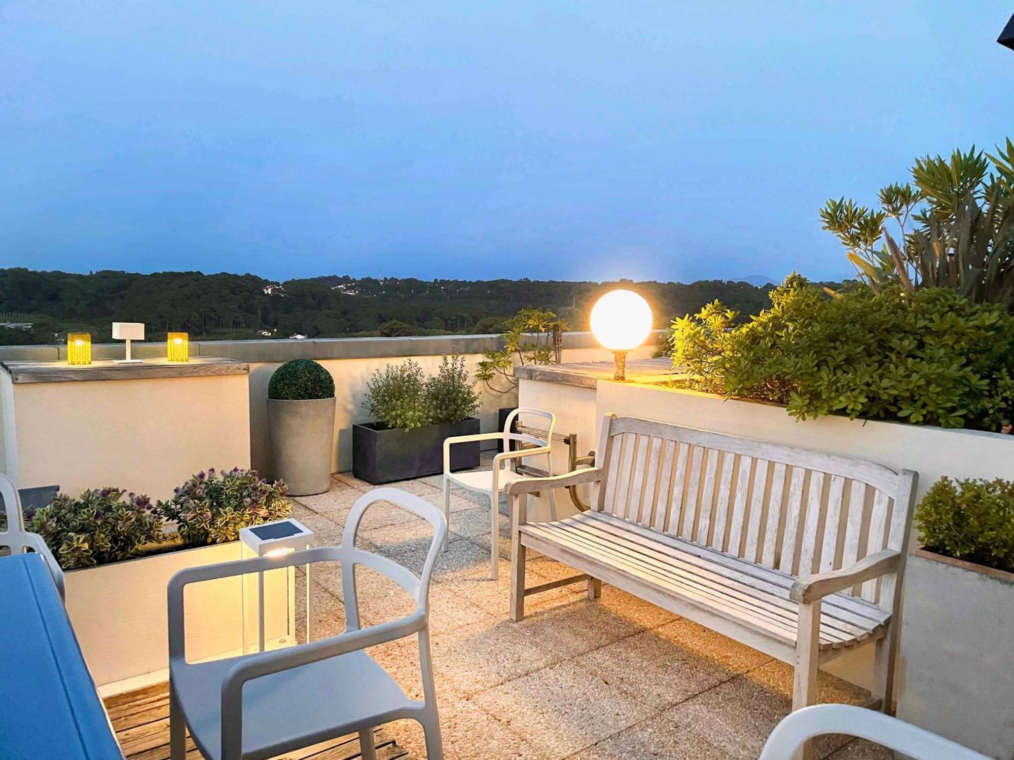 Appartement Piscine Terrasse 1 Min Plage Et Golf 비다르 외부 사진